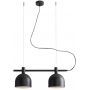 Lampa wisząca 2x60 W czarna 976H1 Aldex Beryl zdj.1