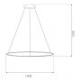 Lampa wisząca 1x38 W srebrna LA073P100in3ksilverDali Altavola Design Led Shape zdj.2