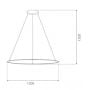 Lampa wisząca 1x45 W srebrna LA073P120in3ksilver Altavola Design Led Shape zdj.2