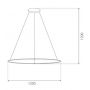 Lampa wisząca 1x45 W srebrna LA073P120in4ksilverdimm Altavola Design Led Shape zdj.2