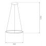 Lampa wisząca 1x15 W srebrna LA073P40in4ksilver Altavola Design Led Shape zdj.2