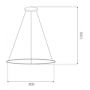 Lampa wisząca 1x30 W srebrna LA073P80in4ksilverdimm Altavola Design Led Shape zdj.2