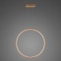 Lampa wisząca 1x38 W miedź LA073X100in3kcopperdimm Altavola Design Ledowe Okręgi zdj.1