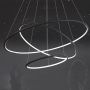 Lampa wisząca 3x99 W czarny LA075P80in4kblack Altavola Design Ledowe Okręgi zdj.9