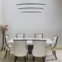 Lampa wisząca 3x99 W czarny LA075P80in4kblack Altavola Design Ledowe Okręgi zdj.10