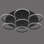 Lampa podsufitowa powyżej 6x86 W czarny LA078CE7out3kblack Altavola Design Ledowe Okręgi zdj.4