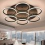 Lampa podsufitowa powyżej 6x86 W czarny LA078CE7out3kblack Altavola Design Ledowe Okręgi zdj.8