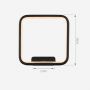 Kinkiet LA079Win3kblack Altavola Design Ledowe Kwadraty zdj.2