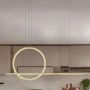 Lampa wisząca 2x W złota LA087PX100403kgold Altavola Design Linea zdj.4