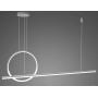 Lampa wisząca 1x23 W srebrna LA087PX143403ksilver Altavola Design Led Shape zdj.1