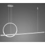 Lampa wisząca 1x23 W srebrna LA087PX143403ksilverdimm Altavola Design Led Shape zdj.1