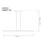 Lampa wisząca 1x15 W srebrna LA089P1203ksilverDali Altavola Design Led Shape zdj.2