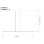 Lampa wisząca 1x15 W srebrna LA089P1203ksilver Altavola Design Led Shape zdj.2