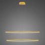 Lampa wisząca 2x W złota LA074P120in4kgold Altavola Design Ledowe Okręgi zdj.1