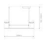 Lampa wisząca 1x12 W srebrna LA089P21004ksilver Altavola Design Led Shape zdj.2