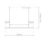 Lampa wisząca 1x15 W srebrna LA089P21203ksilverDali Altavola Design Led Shape zdj.2