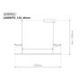 Lampa wisząca 1x15 W srebrna LA089P21203ksilver Altavola Design Led Shape zdj.2