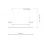 Lampa wisząca 1x15 W srebrna LA089P21204ksilver Altavola Design Led Shape zdj.2