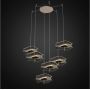 Lampa wisząca 6x36 W przezroczysta-różowe złoto LA102CO6 Altavola Design Mariposa zdj.1