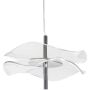 Lampa wisząca 1x6 W chrom-przezroczysta LA102Pchrom3000K Altavola Design Mariposa zdj.1
