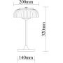 Lampa stołowa LA104T Altavola Design Vitrum zdj.3