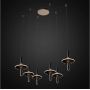 Lampa wisząca 6x54 W przezroczysta-złota LA120CO6 Altavola Design Spinoza zdj.1
