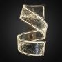 Kinkiet 1x21 W szary-srebrny LA123W41coffe Altavola Design Ribbon zdj.1