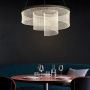 Lampa wisząca 1x62 W szary/popielaty-srebrna LA124P80coffe Altavola Design Rose zdj.4