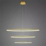 Lampa wisząca 3x99 W złota LA075P80in4kgold Altavola Design Ledowe Okręgi zdj.1