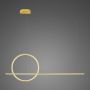 Lampa wisząca 2x30 W złota LA087PX120403kgold Altavola Design Linea zdj.1