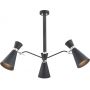 Lampa podsufitowa 3x15 W czarna 1380 Argon Lukka zdj.1