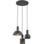 Lampa wisząca 3x15 W czarna 1472 Argon Sines zdj.1