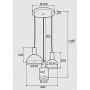 Lampa wisząca 3x15 W biała 1480 Argon Sines zdj.2