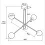 Lampa podsufitowa 4x7 W biała 1840 Argon Absos zdj.2