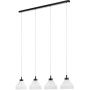 Lampa wisząca 4x15 W biała-tytan 1860 Argon Ventura zdj.1