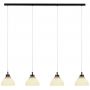 Lampa wisząca 4x15 W biała-tytan 1860 Argon Ventura zdj.5