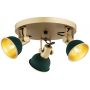 Lampa podsufitowa 3x7 W zielona 6242 Argon Lenora zdj.1