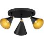 Lampa podsufitowa 3x7 W czarna 6244 Argon Lucinda zdj.1