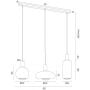 Lampa wisząca 3x15 W biała 6324 Argon Sagunto Plus zdj.2