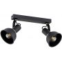 Lampa podsufitowa 2x7 W czarna 7037 Argon Twist zdj.3