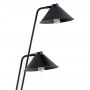 Lampa stojąca 2x15 W czarna 7075 Argon Gabian zdj.4