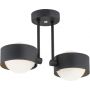 Lampa podsufitowa 2x6 W czarna 7089 Argon Massimo Plus zdj.1