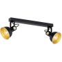 Lampa podsufitowa 2x7 W czarna 7142 Argon Lenora zdj.1