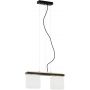 Lampa wisząca 2x14 W czarna 7164 Argon Canoa zdj.1