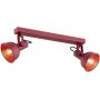 Lampa podsufitowa 2x7 W czerwona 7173 Argon Lenora zdj.1