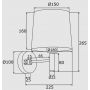 Kinkiet 1x15 W mosiądz 8311 Argon Ponte Plus zdj.2