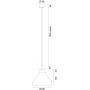 Lampa wisząca 1x15 W czarna-tytan 8775 Argon Ventura zdj.2