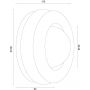 Kinkiet 1x4.5 W zielony 8810 Argon Tevo zdj.2