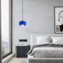 Lampa wisząca 1x4.5 W niebieska 8818 Argon Tevo zdj.5