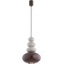 Lampa wisząca 1x5 W brązowa-beżowa 8820 Argon Diego zdj.1